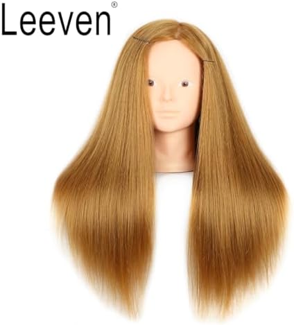 Mannequin Head 60% Human Hair Blonde Hairdressing Practice Head WZ-27# - Image 3