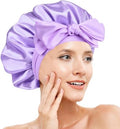 Silk Bonnet for Women,Adjustable Double Layer Sleep Cap by Doitory