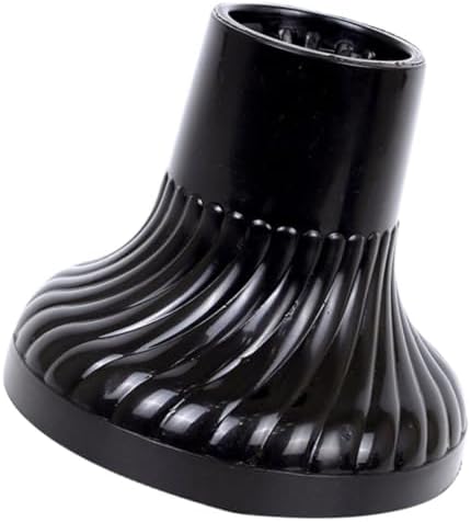 Black Hair Dryer Diffuser Nozzle for Wavy Hair Gentle Drying by PartyKindom