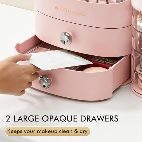 Makeup Organizer Countertop with Drawers, Make up Organizers for Vanity - Image 5