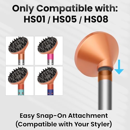 Curl Diffuser Attachment for Dyson Airwrap HS01 HS05 HS08 (Gold) - Image 4