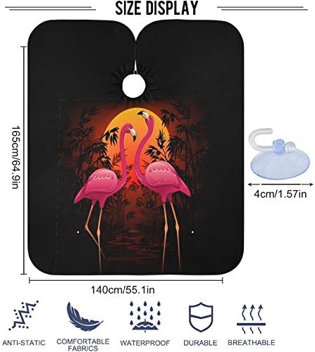Barber Capes Polyester Hair Cutting Salon Cape with Snaps Beard Bib Hairdresser Gown Stylist Cape For Men Women - Image 7