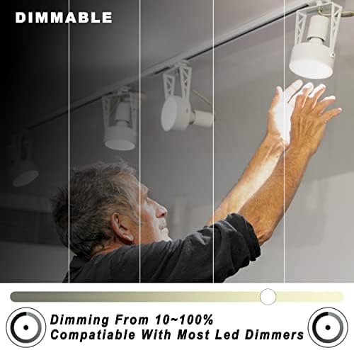 ALIDE Dimmable GU10 Led Bulbs 5000K Daylight White,2 Prong Light Bulb 120v - Image 4