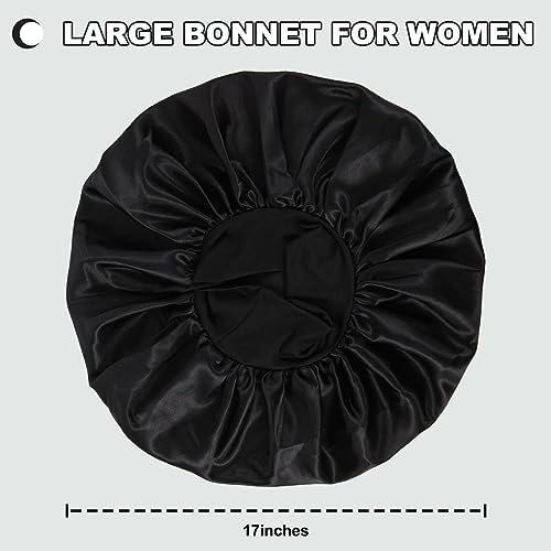 Extra Large Satin Bonnet Hair Cap for Women Men - Image 6