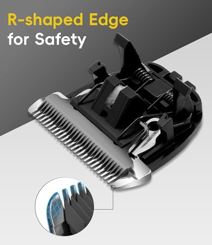 5FC Pet Clipper Replacement Blade for P60 & P300, Detachable 440C Stainless Steel Fixed Blade & Titanium-Plated Ceramic Moving Blade, 6.4mm (1/4") - Image 5