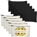 Legigo Blank Canvas Bags Zipper Pouch Makeup Bags Pencil Pouch Bulk by Legigo