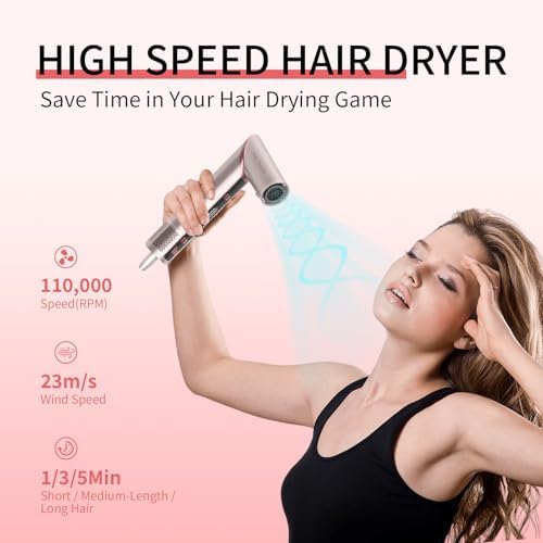 9-in-1 Professional Hair Styler, Wrap Air Curler & Dryer Brush - Image 3