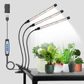 Grow Lights for Indoor Plants with Clip, Full Spectrum 6000K by WOLEZEKLED