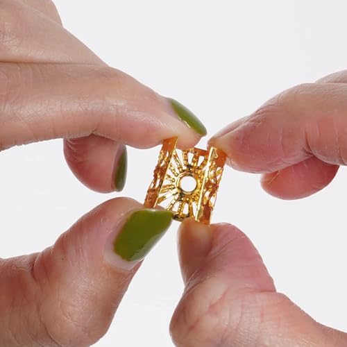 170 Pcs Hair Jewelry for Braids Accessories, Hair Cuffs for Braids Loc Jewelry for Black Women Hair Coils Rings for Hair Braids Decoration Dreadlock Beads Locs Accessories - Image 5