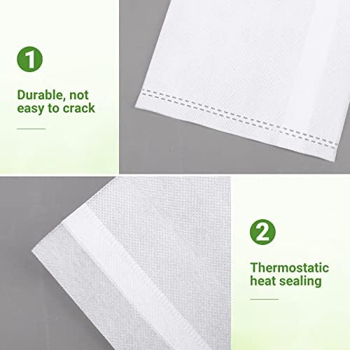 GREANER 200 PCS Nursery Bags for Plants, 11"x11.8" Biodegradable Plant Starter Bags, Aeration Grow Bags Seedling Pots Container for Plant, Seedling, Flower, Potato, Tomato Plant Starts - Image 4