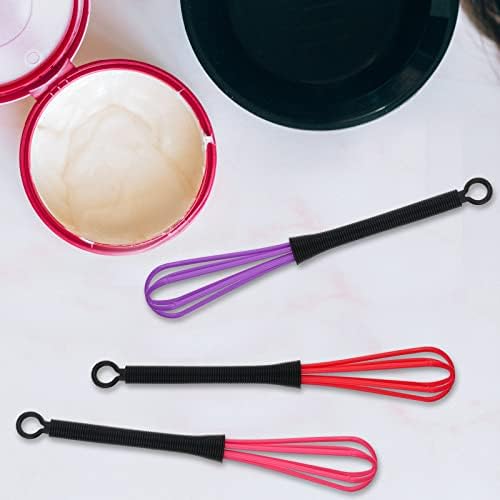 14 Pcs Plastic Hair Coloring Mixer Hair Color Whisk Hair Dye Cream Stirrer Tint Color Cream Colorful Spoon Applicator Hair Bleaching Highlight Tool for Home Barber Shop Salon - Image 3