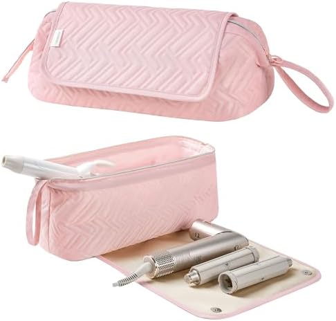 Leuded Hair Tools Travel Bag with Heat Resistant Mat for Shark Airwrap - Image 2