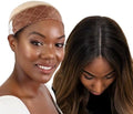 Milano Collection GripCap for Women, 2 in 1 Wig Cap with Grip Band Plus Wig Cap for Lace Frontals, Fully Adjustable, Comfortable, and Breathable Fabric for Secure Fit, Nude, 2 Pack by MILANOCOLLECTION