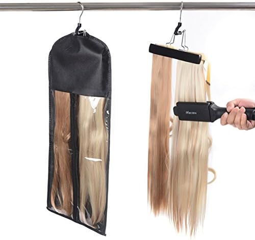 Hair Extension Hanger with Extra Long Storage Bag, Extension Holder Kit - Image 4