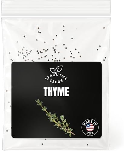 SproutMe Thyme Winter 200+ Seeds for Planting, Non-GMO Heirloom Herb by SproutMeSeeds