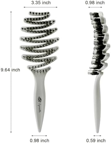 Natural Boar Bristle Hair Brush for Fine Hair - A Great Gift - Image 6