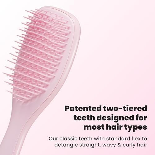 Tangle Teezer Ultimate Detangler Mini Hair Brush, Millennial Pink - Image 2