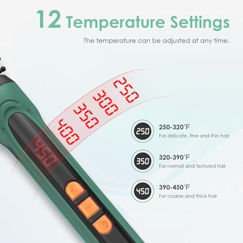 BANGMENG Mini Barrel Thermal Brush for Short Hair 0.35 Inch Curling Brush - Image 2