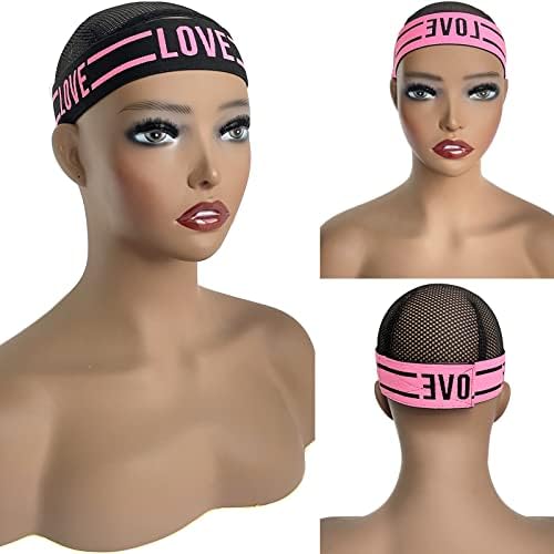 Wig Bands For Keeping Wigs In Place, Lace Melting Band Elastic Bands for Wig Edges, 2 PCS, LovePink - Image 4
