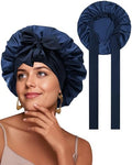 Satin Bonnet for Sleeping Women, Silk Sleep Bonnet for Curly Hair Wrap by CHLINS