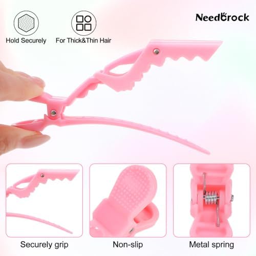 Needbrock 25 Pcs 4.5 In Alligator Hair Clips for Styling Sectioning Salon - Image 3