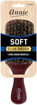 Annie Soft Club 100% Pure Boar Bristle Wave Hair Brush for Men by AnnieInternational