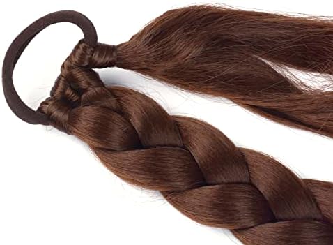 2 Pack Long Braided Ponytail Extension, Rave Hair Extensions for Women - Image 6
