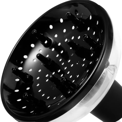 Hair Dryer Diffuser Attachment Cover for Curly Hair, Black PC Hood - Image 3