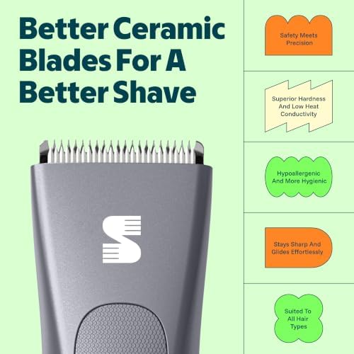 MANSPOT Manscape Groin & Body Hair Trimmer for Men, Shaver with LED Light - Image 3