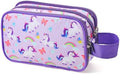 Kids Toiletry Bag for Girls, Travel Toiletry Bag for Little Young Girls Cosmetic Bag Makeup Bag Waterproof Hanging Wash Bag Toddler Toiletries, Unicorn Purple by Vipdeal