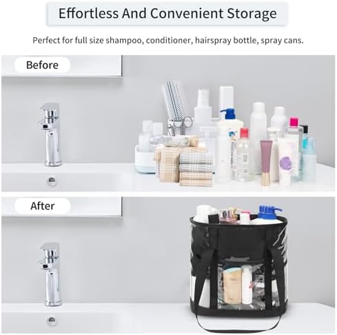 Large Clear Toiletry Bag, Travel Toiletry Bag for Women Men, Clear Tote Bag - Image 3