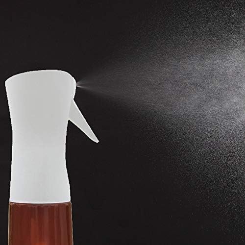 Amber Spray Water Bottle for Beauty Natural Hair Salon Mister Curly Plants Face Care Indoor Tools Continuous 360 Mist Misting Fine Large Supplies Tan Brown 10OZ - Image 3