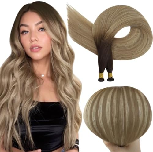 Full Shine Hand Tied Weft Extensions Human Hair Add Length 24 Inch 120g by FullShine