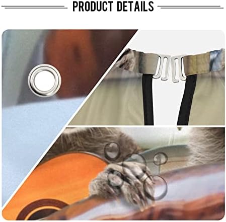 Kigai Funny Raccoon Watercolor Paint Waterproof Barber Cape for Men Adjustable Neck Size Haircut Cape Salon Cape for Hair Treatment - Cutting/Coloring/Perming - Image 4
