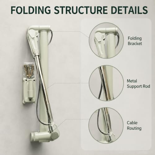 Wall Mount Swing Arm for Salon Hood Adjustable Hair Dryer Heating - Image 3