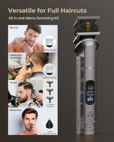 VGRPRO Hair Clippers for Men, Beard Trimmer, Foil Shaver 3-in-1 Clipper Set - Image 3