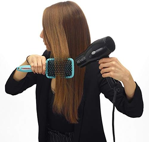Revlon Straight & Smooth Mint Paddle Hair Brush - Image 4