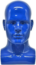 Male Mannequin Head Professional Manikin Head for Display Wigs Hats Headphone Mask Sunglasses Jewelry and Scravat Display Stand (L90-lianglan) by Tcwuzick