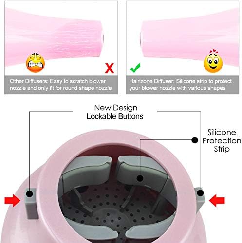 Hairizone Universal Hair Diffuser, Pink - Image 6