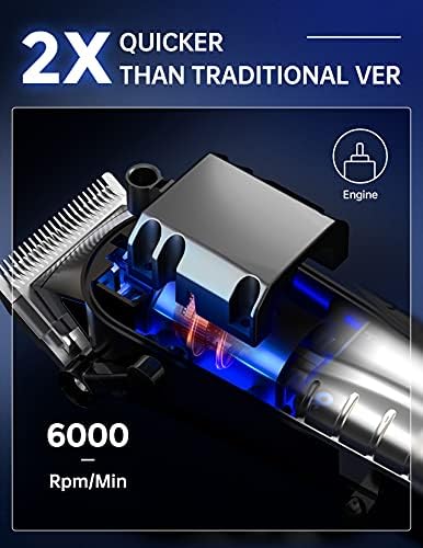 Chicclly Low Noise Hair Clippers for Men & Women with 10 Color Guide Combs - Image 3