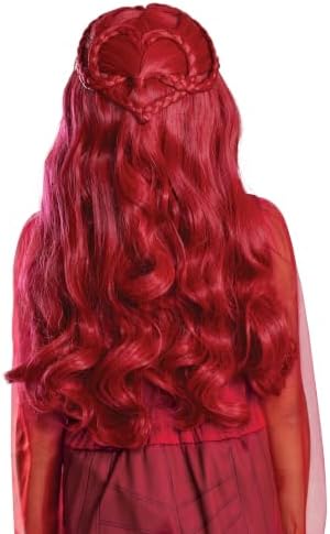 Disguise Disney Descendants Red Wig, Official Wicked Wonderland Halloween Costume Accessory for Kids - Image 2