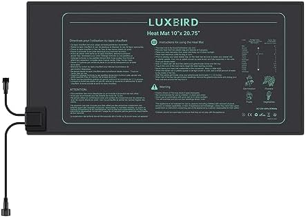 LUXBIRD Daisy Chain Seedling Heat Mat 10" x 20.75" Waterproof Plant Heating Pad, for Seed Starting, Germination, Hydroponics (Master Mat Required) by Luxbird