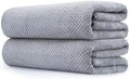 Extra Large Bath Towel Set of 2 (35"x70"),Oversized Bath Sheet Super Soft Highly Absorbent Jumbo Bathroom Towel Set Microfibers Quick Dry Shower Towel for Hotel,Bathroom,Guest,Spa,Gym (2PCS Grey) by BESTCHOICEFORYOU%EF%BC%81
