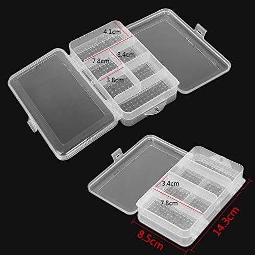 MUXSAM 1Pc Double Sided Storage Organizer Container with Dividers - Image 3