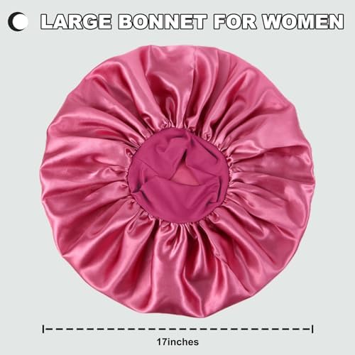 Extra Large Satin Bonnet Hair Cap for Women Men - Image 6