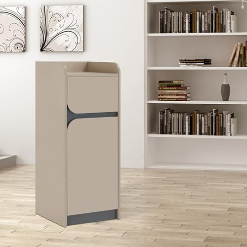 BarberPub Salon Spa Storage Cabinet with Drawer and Cabinet 2022 - Image 2