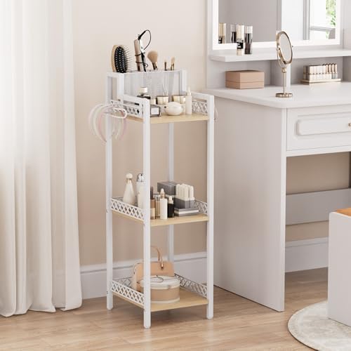 Slim Bathroom Storage Shelf Unit, Makeup Organizer for Small Spaces - Image 6