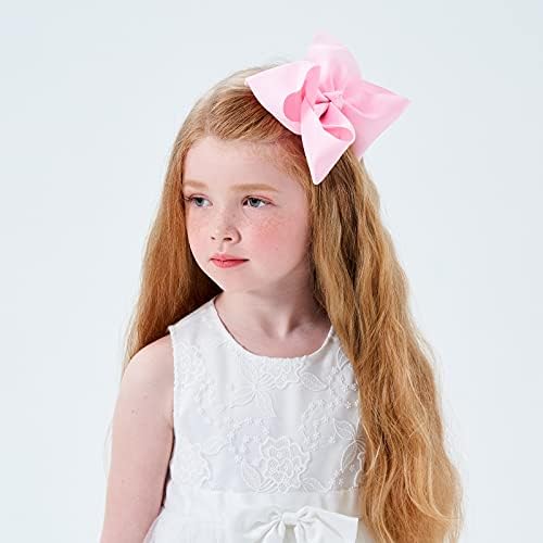 YHXX YLEN Girls Bows Hair Clip 6 Inch Big Hair Bows Clips for Little Girls - Image 6