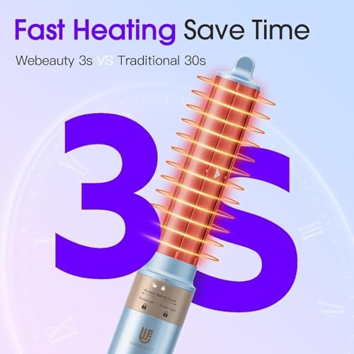 Hot Air Styler, Blow Dryer Brush with Negative Ionic, Auto Hair Wrap Curling Irons Airflow Hair Curlers, Multi Styler for Volumizing, Straight, Wavy, Curly Hair - Image 2
