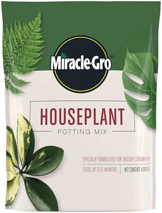 Miracle-Gro Houseplant Potting Mix, 4 qt. (Pack of 10) by Unknown